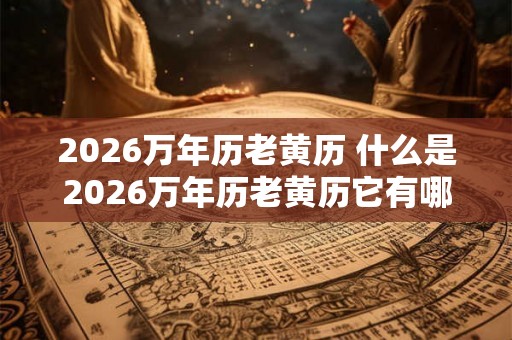 2026万年历老黄历 什么是2026万年历老黄历它有哪些特点和功能