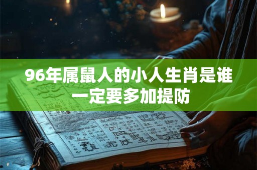 96年属鼠人的小人生肖是谁 一定要多加提防