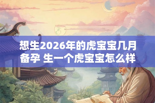 想生2026年的虎宝宝几月备孕 生一个虎宝宝怎么样