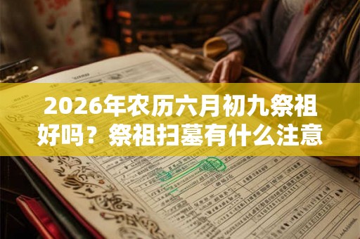 2026年农历六月初九祭祖好吗?祭祖扫墓有什么注意事项? 2026年农历六月初九祭祖好吗?祭祖扫墓有什么注意事项?