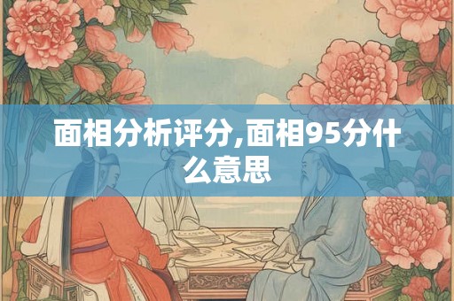 面相分析评分,面相95分什么意思