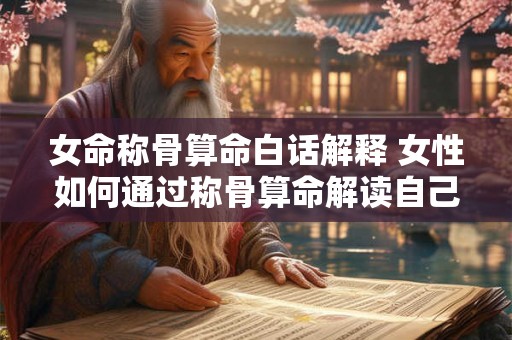 女命称骨算命白话解释 女性如何通过称骨算命解读自己的命运