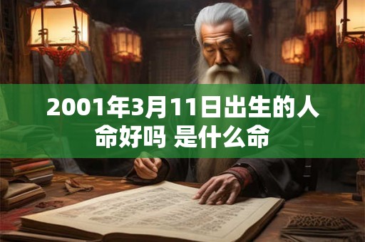 2001年3月11日出生的人命好吗 是什么命 2001年3月11日出生的人命好吗 是什么命