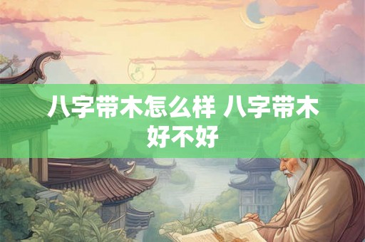 八字带木怎么样 八字带木好不好