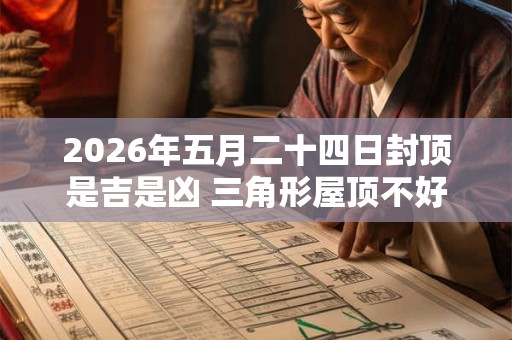 2026年五月二十四日封顶是吉是凶 三角形屋顶不好吗
