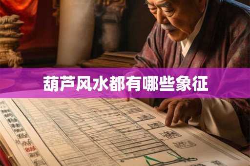 葫芦风水都有哪些象征