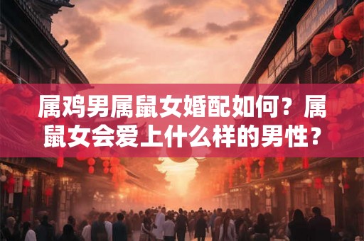 属鸡男属鼠女婚配如何？属鼠女会爱上什么样的男性？