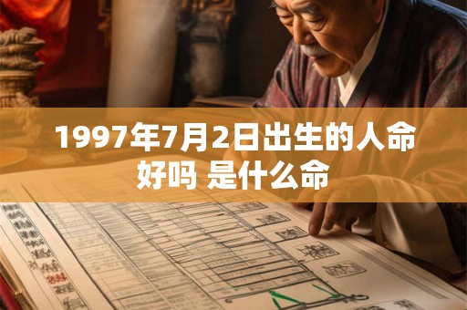 1997年7月2日出生的人命好吗 是什么命