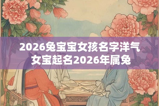 2026兔宝宝女孩名字洋气 女宝起名2026年属兔 2026兔宝宝女孩名字洋气 女宝起名2026年属兔