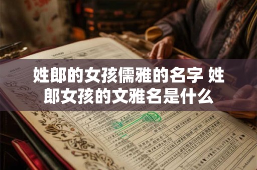 姓郎的女孩儒雅的名字 姓郎女孩的文雅名是什么