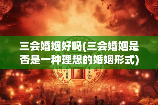 三会婚姻好吗(三会婚姻是否是一种理想的婚姻形式) 三会婚姻好吗(三会婚姻是否是一种理想的婚姻形式)
