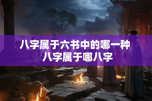 八字属于六书中的哪一种  八字属于哪八字