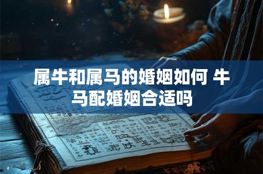 属牛和属马的婚姻如何 牛马配婚姻合适吗