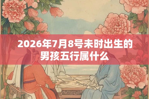 2026年7月8号未时出生的男孩五行属什么 2026年7月8号未时出生的男孩五行属什么