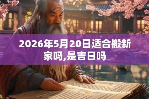 2026年5月20日适合搬新家吗,是吉日吗 2026年5月20日适合搬新家吗,是吉日吗