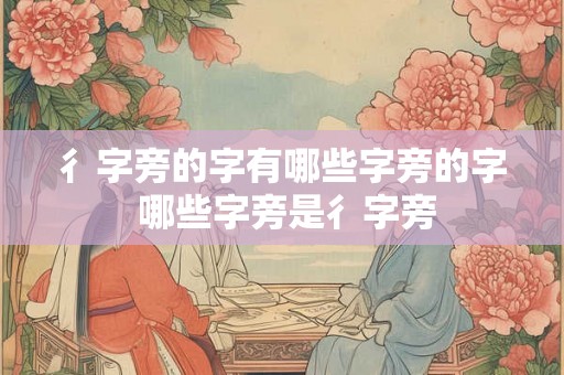 彳字旁的字有哪些字旁的字 哪些字旁是彳字旁