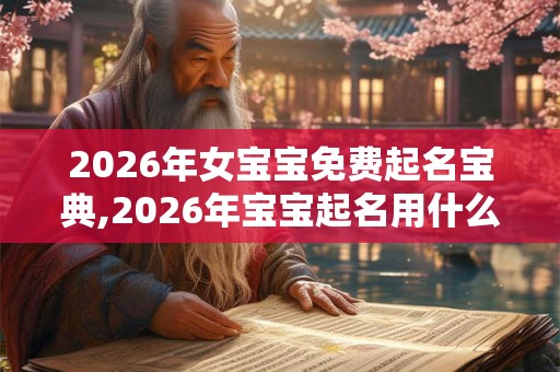 2026年女宝宝免费起名宝典,2026年宝宝起名用什么字好? 2026年女宝宝免费起名宝典,2026年宝宝起名用什么字好?