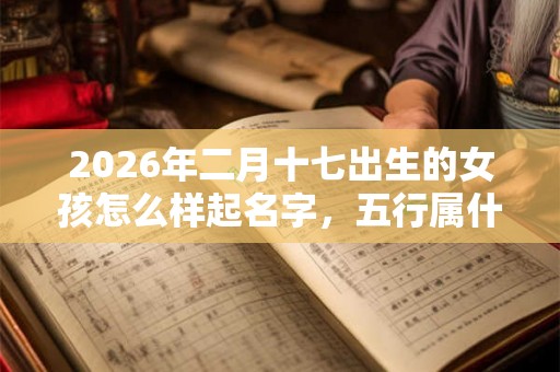 2026年二月十七出生的女孩怎么样起名字，五行属什么