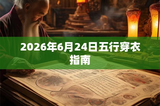 2026年6月24日五行穿衣指南 2026年6月24日五行穿衣指南