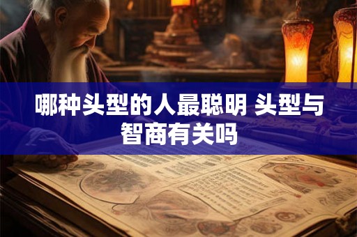 哪种头型的人最聪明 头型与智商有关吗