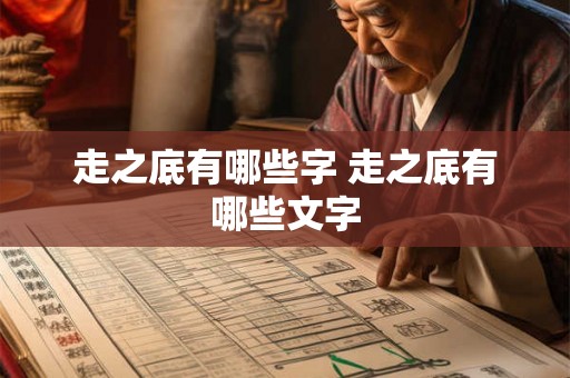 走之底有哪些字 走之底有哪些文字