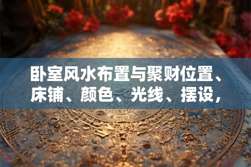 卧室风水布置与聚财位置、床铺、颜色、光线、摆设，这些都很关键