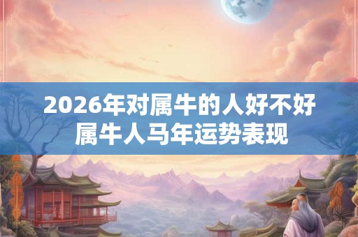 2026年对属牛的人好不好 属牛人马年运势表现