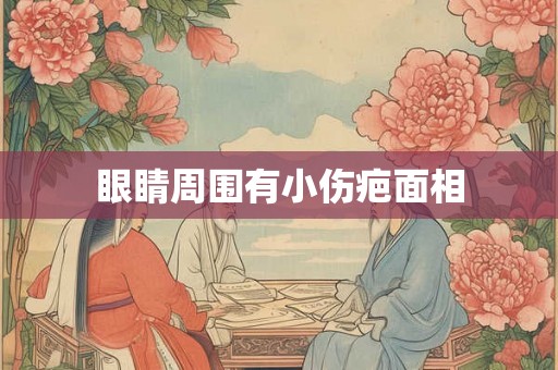 眼睛周围有小伤疤面相