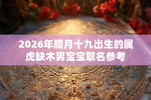 2026年腊月十九出生的属虎缺木男宝宝取名参考