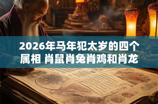 2026年马年犯太岁的四个属相 肖鼠肖兔肖鸡和肖龙