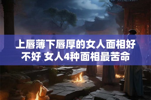 上唇薄下唇厚的女人面相好不好 女人4种面相最苦命