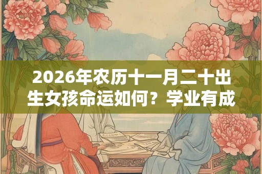2026年农历十一月二十出生女孩命运如何?学业有成吗? 2026年农历十一月二十出生女孩命运如何?学业有成吗?