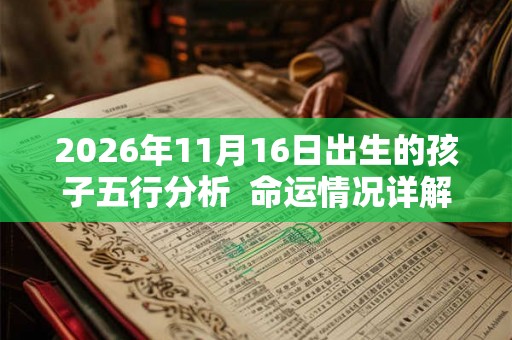 2026年11月16日出生的孩子五行分析  命运情况详解