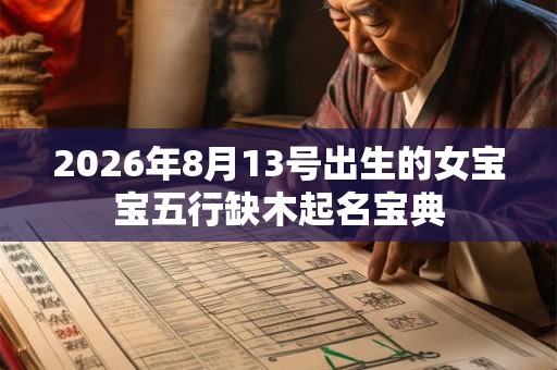 2026年8月13号出生的女宝宝五行缺木起名宝典