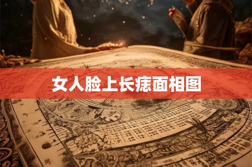 女人脸上长痣面相图