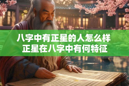 八字中有正星的人怎么样 正星在八字中有何特征 八字中有正星的人怎么样 正星在八字中有何特征