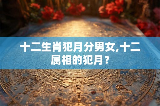 十二生肖犯月分男女,十二属相的犯月？