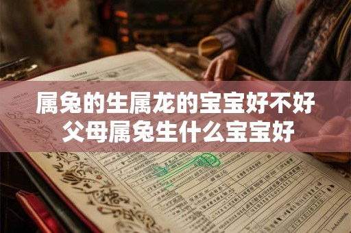 属兔的生属龙的宝宝好不好 父母属兔生什么宝宝好 属兔的生属龙的宝宝好不好 父母属兔生什么宝宝好