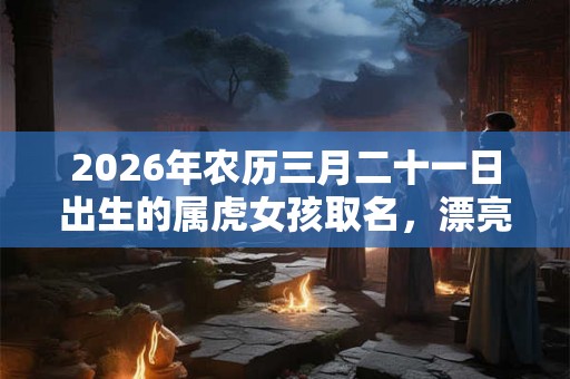 2026年农历三月二十一日出生的属虎女孩取名，漂亮有涵养的名字