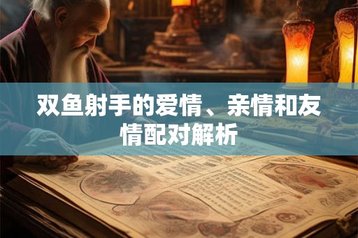 双鱼射手的爱情、亲情和友情配对解析