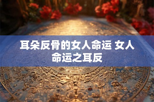 耳朵反骨的女人命运 女人命运之耳反 耳朵反骨的女人命运 女人命运之耳反