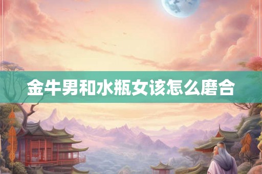金牛男和水瓶女该怎么磨合