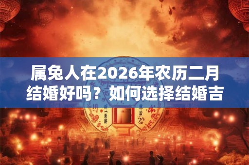 属兔人在2026年农历二月结婚好吗？如何选择结婚吉日