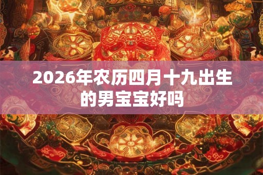 2026年农历四月十九出生的男宝宝好吗