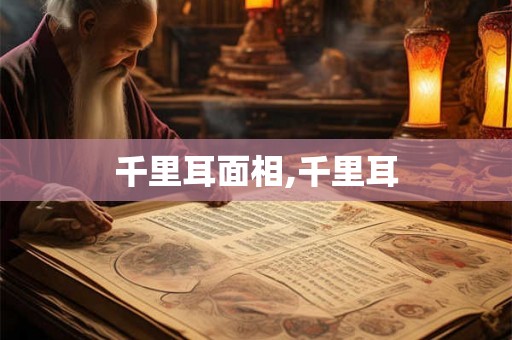 千里耳面相,千里耳 千里耳面相,千里耳