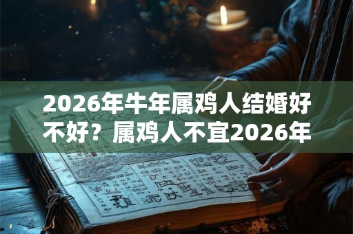 2026年牛年属鸡人结婚好不好？属鸡人不宜2026年几月结婚？