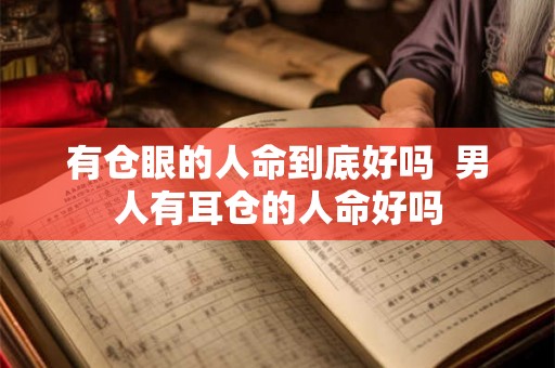 有仓眼的人命到底好吗  男人有耳仓的人命好吗