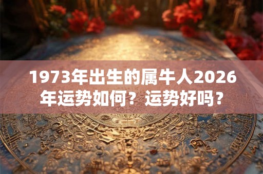 1973年出生的属牛人2026年运势如何?运势好吗? 1973年出生的属牛人2026年运势如何?运势好吗?