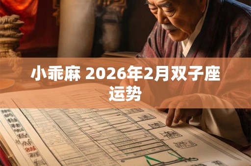 小乖麻 2026年2月双子座运势