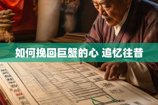 如何挽回巨蟹的心 追忆往昔